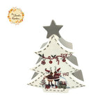 Christmas Tree Porcelain Containers with Lid