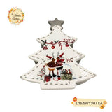 Christmas Tree Porcelain Containers with Lid