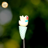 Assorted Gummies on a Cone with Pegga Pig, Octopus, Swan, and Dolphin design