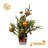 Christmas Plastic Pine Tree Height 35-40cm