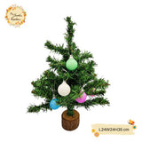 Christmas Plastic Pine Tree Height 35-40cm