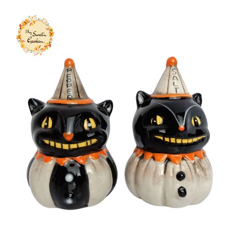 Halloween Limited Edition Ceramic Salt and Pepper Party Decoration