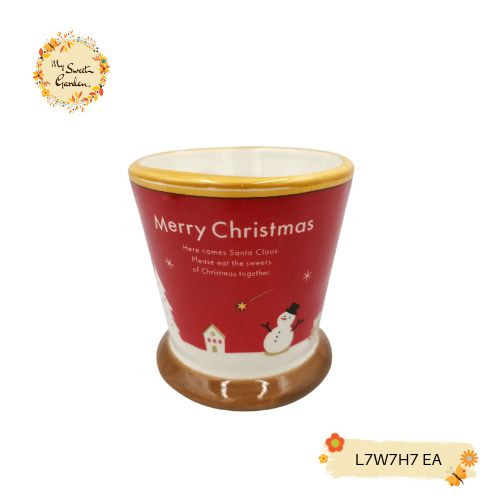 Christmas Mini Ceramic Dessert/ Drink Cups