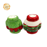 Christmas Salt & Pepper Porcelain Shaker Set