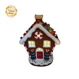 Christmas Gingerbread House LED Large Ceramic