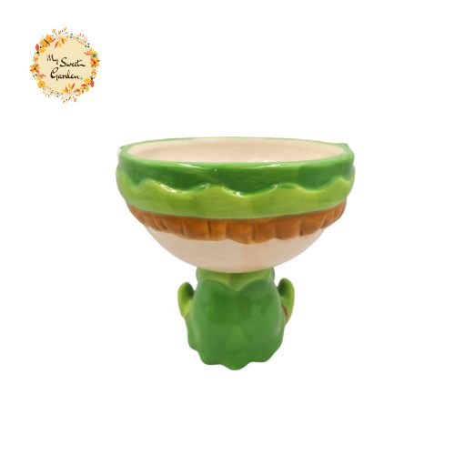Christmas Dwarf Porcelain Display Bowls with Stand