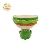 Christmas Dwarf Porcelain Display Bowls with Stand