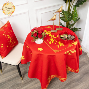 福气满满 (Full of Blessings) Tablecloth