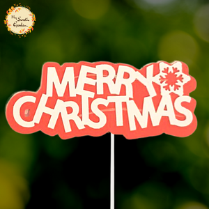Merry Christmas Art Sponge Insert