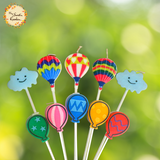 Balloons Themed Candle