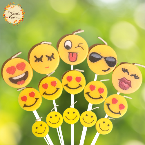 Emoji Themed Candle