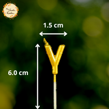 Happy Birthday Lettered Candle