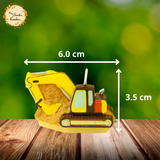 Construction Crane Themed Candle