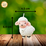 Cute Sheep Themed Candle