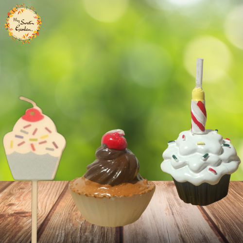 Cupcake Themed Candle
