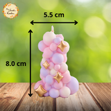 Dazzling Balloon Themed Candle