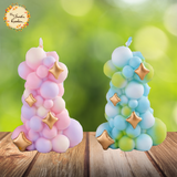 Dazzling Balloon Themed Candle