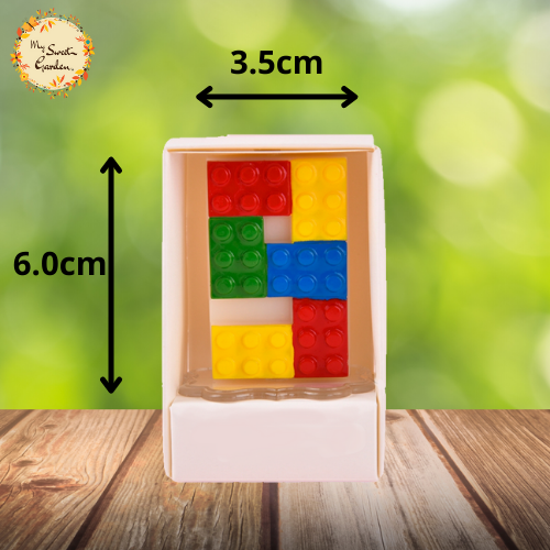 Lego Themed Candle