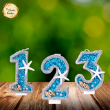 Marine Numbered Candle