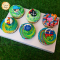 Assorted Nautical Themed Artistic Cupcake A