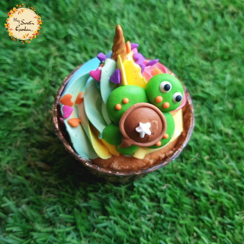 Turtle Artistic Cupcake