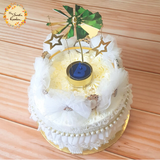 DIY Winter Wonderland Themed Cake Base