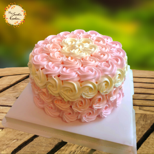 DIY Rosette Themed Cake Base C