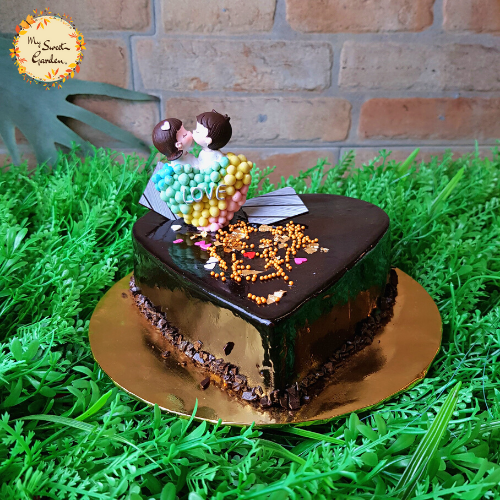 DIY Love You Cake Design