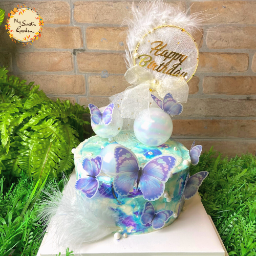 DIY Butterfly Cake Design