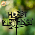 Artsy Happy Birthday Acrylic Insert