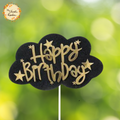 Cloud Theme Happy Birthday Art Paper Insert