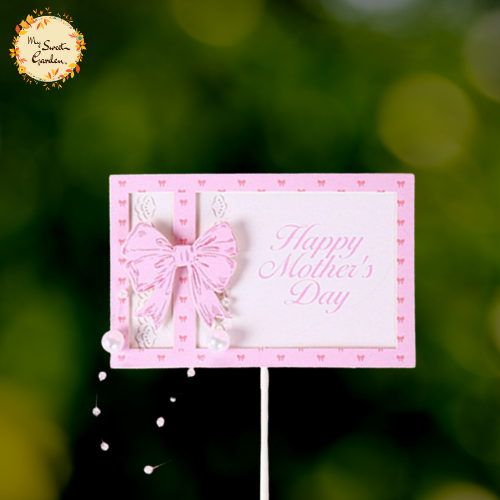 Bow Happy Mother's Day Paper Insert