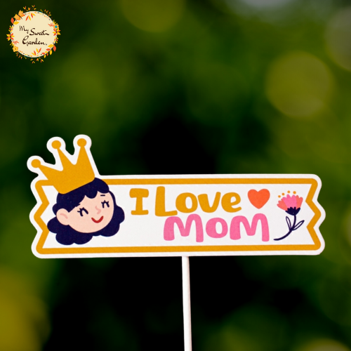 Character I Love Mom Paper Insert
