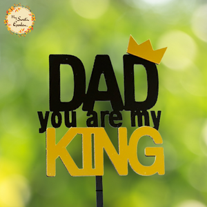 Crown Dad You are My King Acrylic Insert
