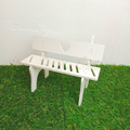 White Mini Bench