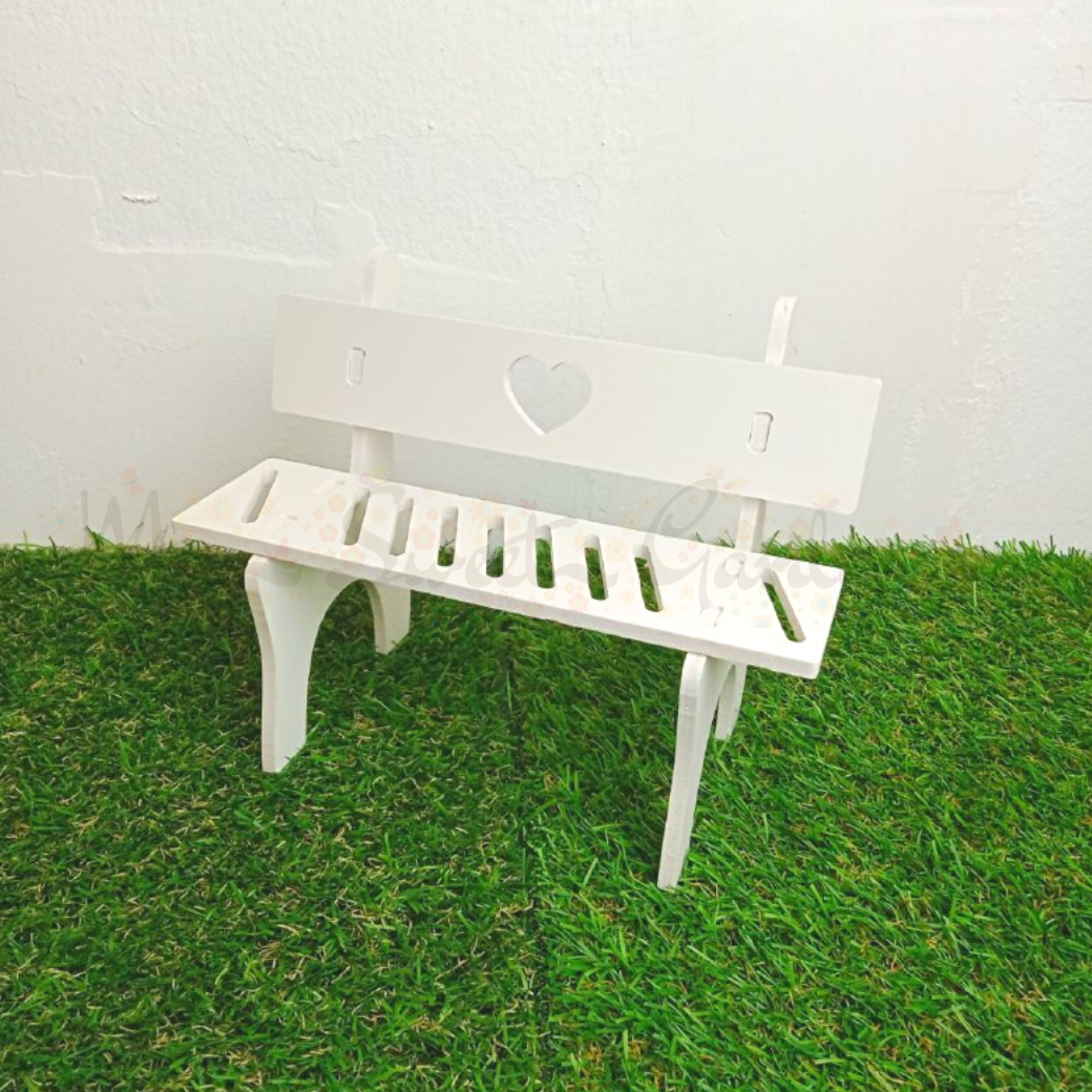 White Mini Bench