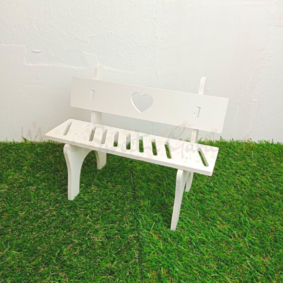 White Mini Bench