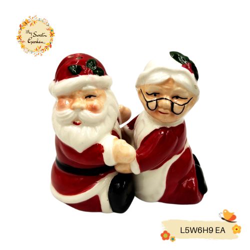 Christmas Salt & Pepper Porcelain Shaker Set