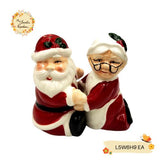 Christmas Salt & Pepper Porcelain Shaker Set