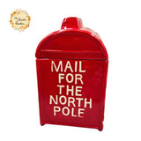 Christmas Mail Box Porcelain Containers with Lid