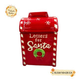 Christmas Mail Box Porcelain Containers with Lid