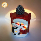 Christmas Aromatherapy Wick Candle Holder