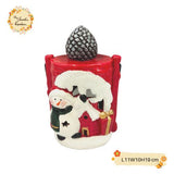 Christmas Aromatherapy Wick Candle Holder