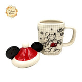 Christmas Santa Mickey Minnie Porcelain Cups