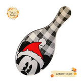 Christmas Mickey Minnie (Spoon-shaped) Porcelain Serving Plate