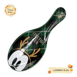 Christmas Mickey Minnie (Spoon-shaped) Porcelain Serving Plate