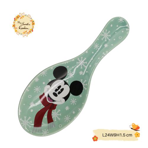 Christmas Mickey Minnie (Spoon-shaped) Porcelain Serving Plate