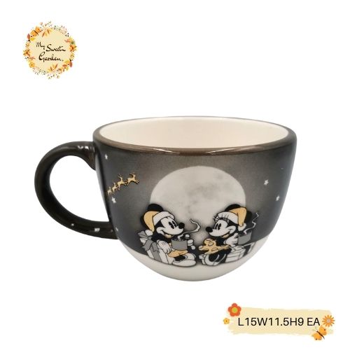 Christmas Santa Mickey Minnie Porcelain Cups