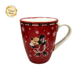 Christmas Santa Mickey Minnie Porcelain Cups
