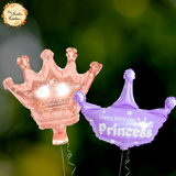 Crown Theme Foil Balloon